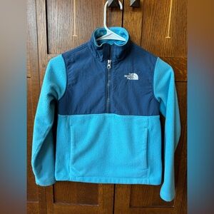 The North Face Kids' Two-Tone Blue Fleece Pullover